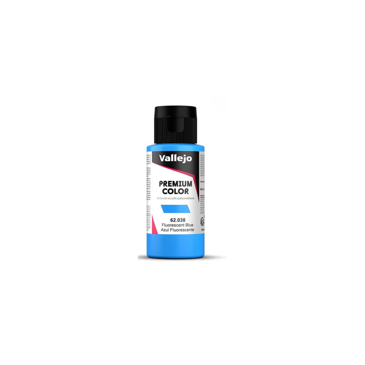 Peinture Vallejo - Premium Color - Fluorescent Blue - Azul Fluorescente