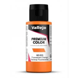 Peinture Vallejo - Premium Color - Fluorescent Orange - Naranja Fluorescente