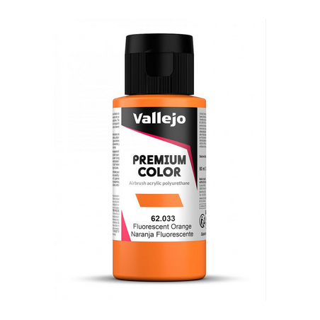 Peinture Vallejo - Premium Color - Fluorescent Orange - Naranja Fluorescente