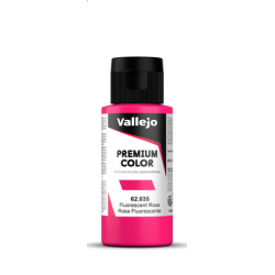 Peinture Vallejo - Premium Color - Fluorescent Rose - Rosa Fluorescente