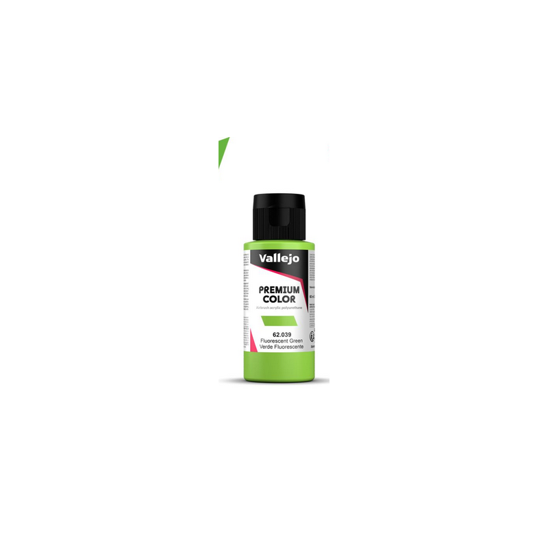 Peinture Vallejo - Premium Color - Fluorescent Green - Verde Fluorescente
