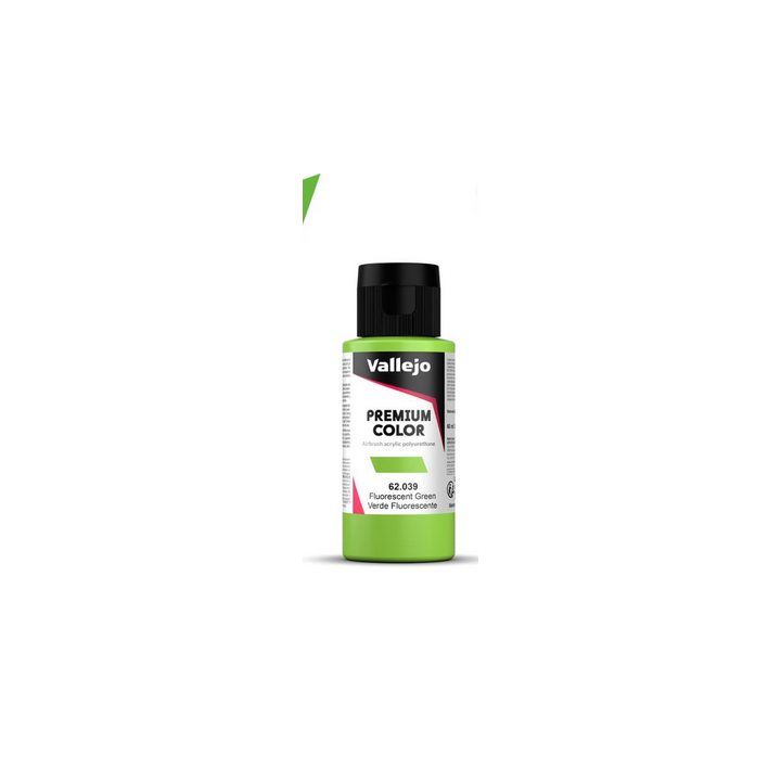Peinture Vallejo - Premium Color - Fluorescent Green - Verde Fluorescente