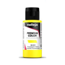 Peinture Vallejo - Premium Color - Fluorescent Yellow - Amarillo Fluorescente
