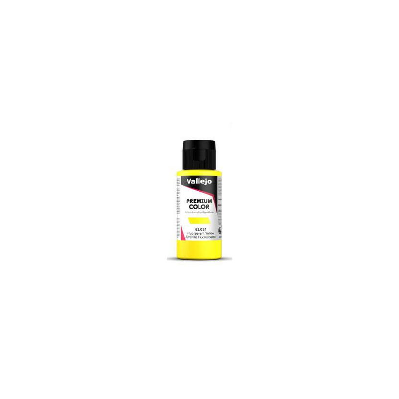 Peinture Vallejo - Premium Color - Fluorescent Yellow - Amarillo Fluorescente