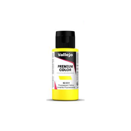 Peinture Vallejo - Premium Color - Fluorescent Yellow - Amarillo Fluorescente
