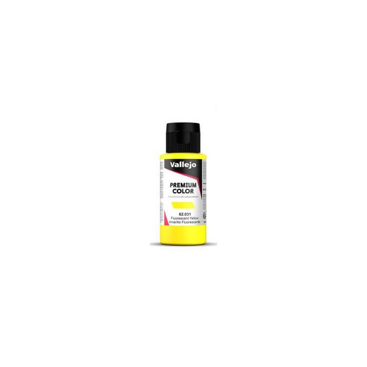 Peinture Vallejo - Premium Color - Fluorescent Yellow - Amarillo Fluorescente