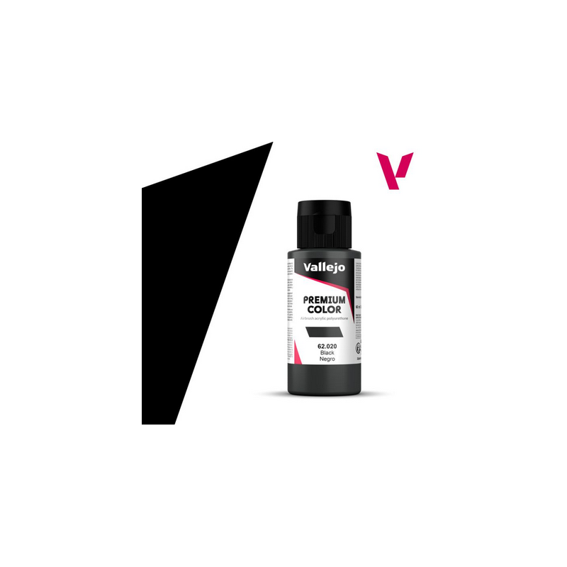 Peinture Vallejo - Premium Color - Black - Negro