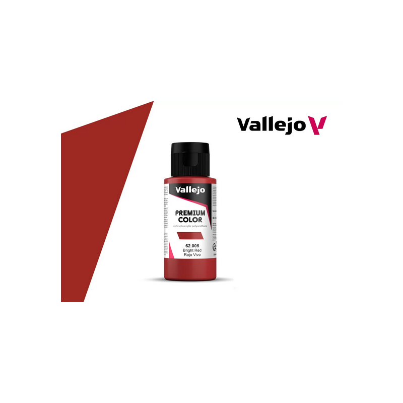 Peinture Vallejo - Premium Color - Bright Red - Rojo Vivo