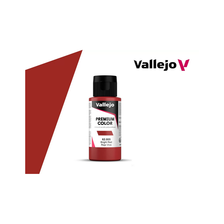 Peinture Vallejo - Premium Color - Bright Red - Rojo Vivo