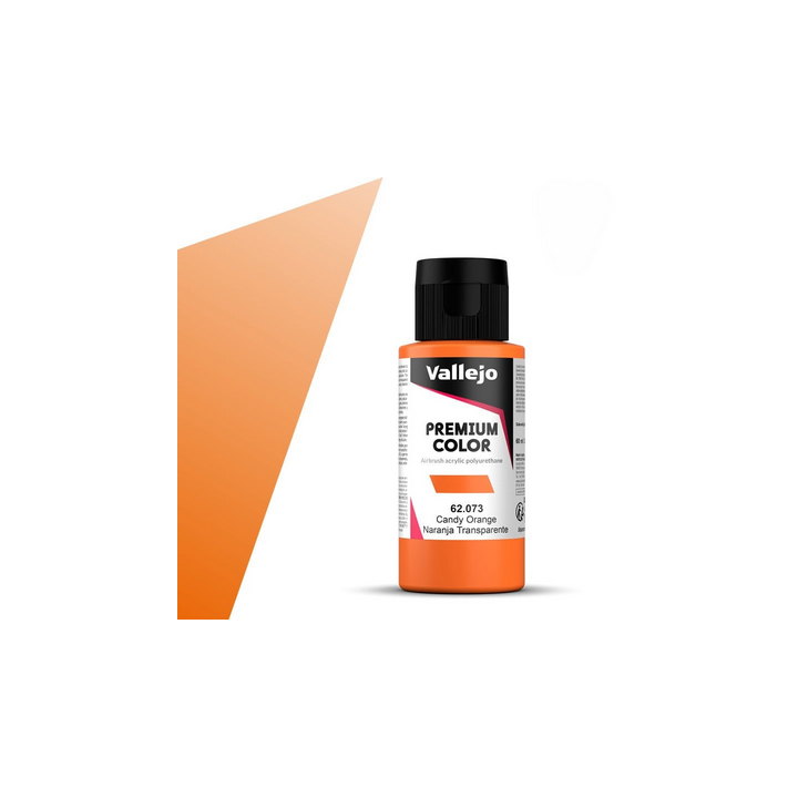 Peinture Vallejo - Premium Color -  Candy  Orange  - Naranja Transparente
