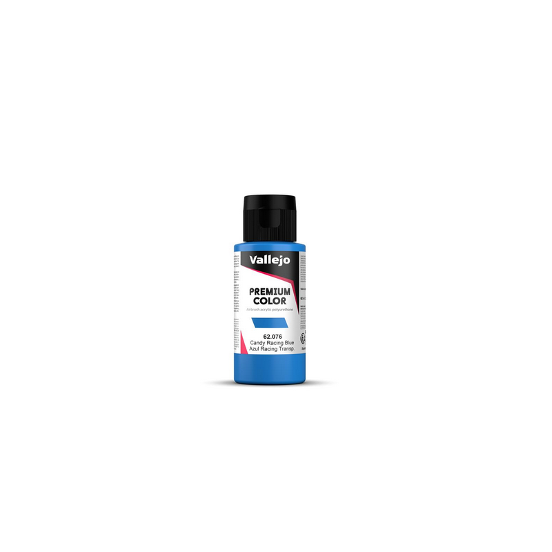 Peinture Vallejo - Premium Color -  Candy  Racing blue - Azul Racing Transparente