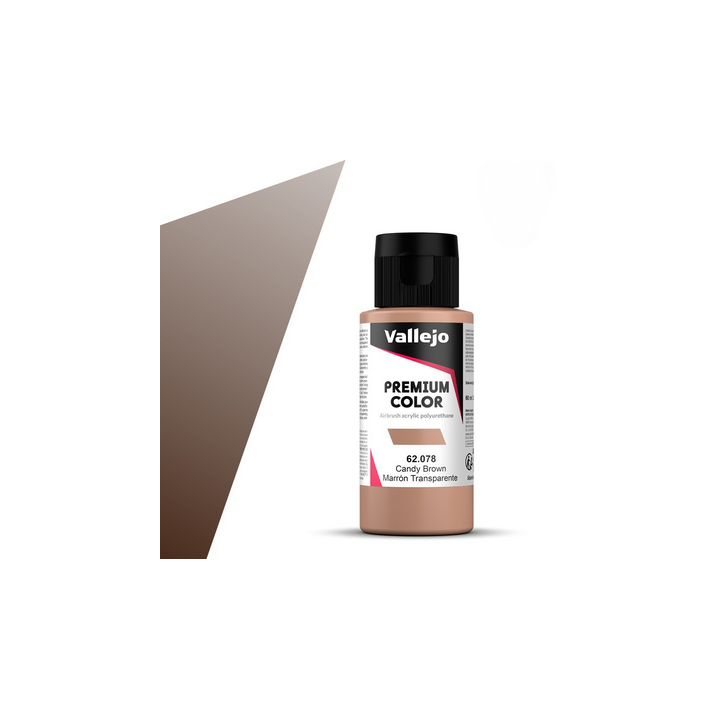 Peinture Vallejo - Premium Color -  Candy Brown - Marron Transparente