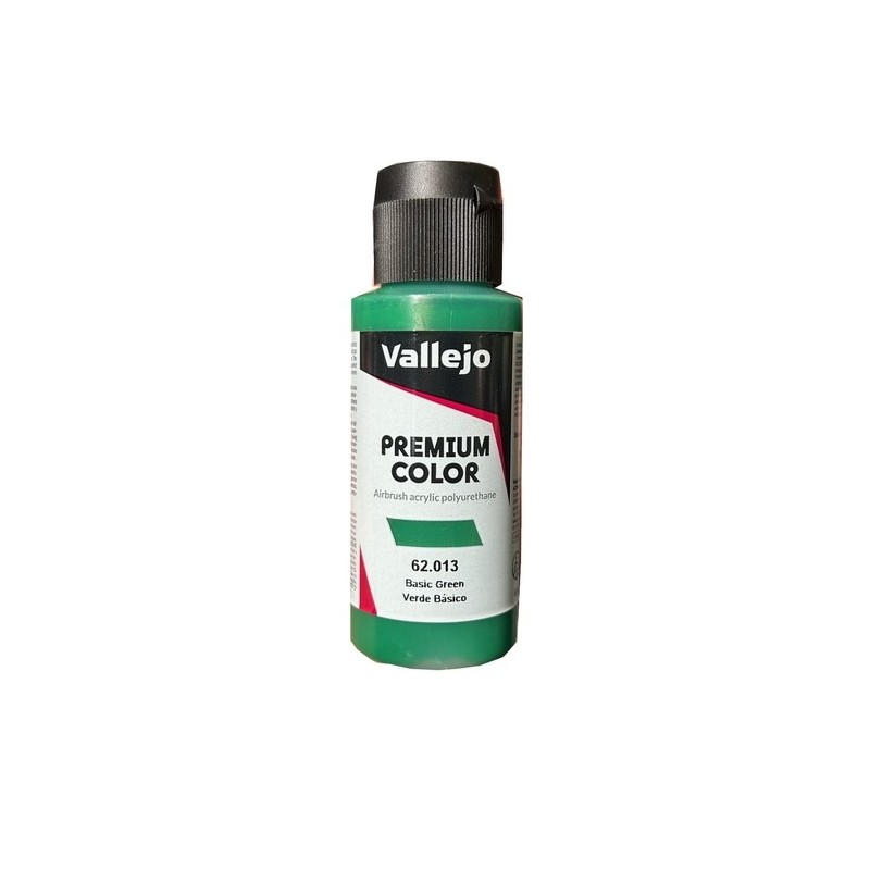 Peinture Vallejo - Premium Color - Basic Green  - Verde Basico