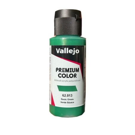 Peinture Vallejo - Premium Color - Basic Green  - Verde Basico