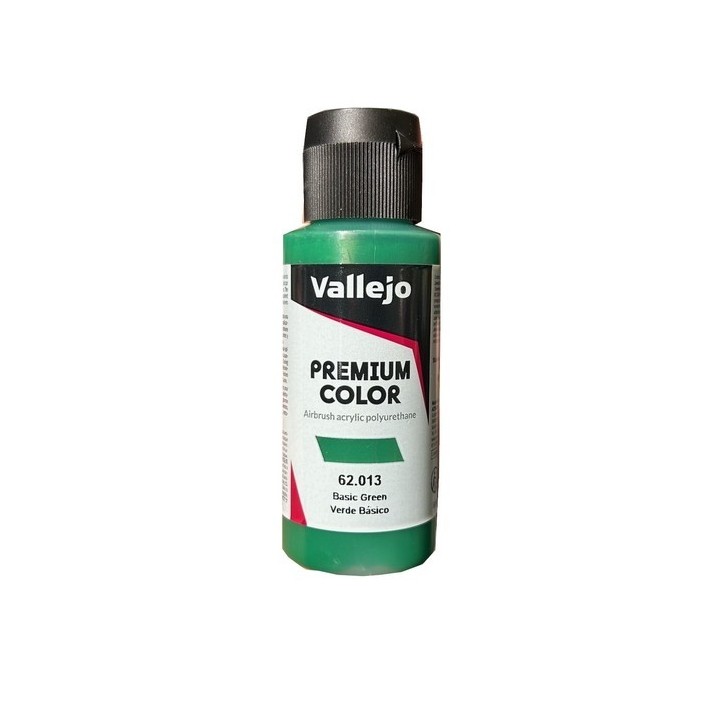 Peinture Vallejo - Premium Color - Basic Green  - Verde Basico