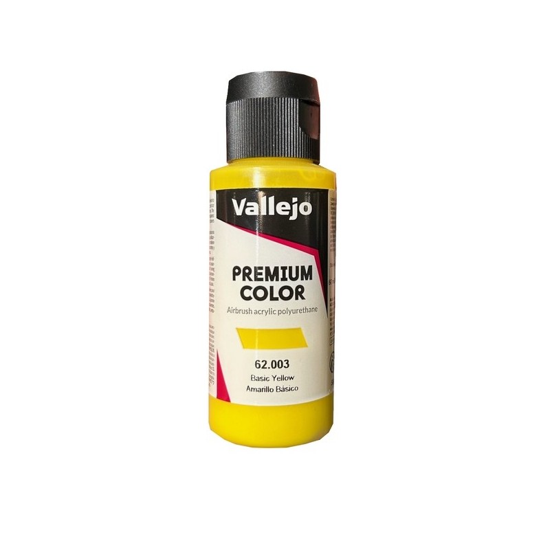 Peinture Vallejo - Premium Color - Basic  Yellow - Amarillo Basico