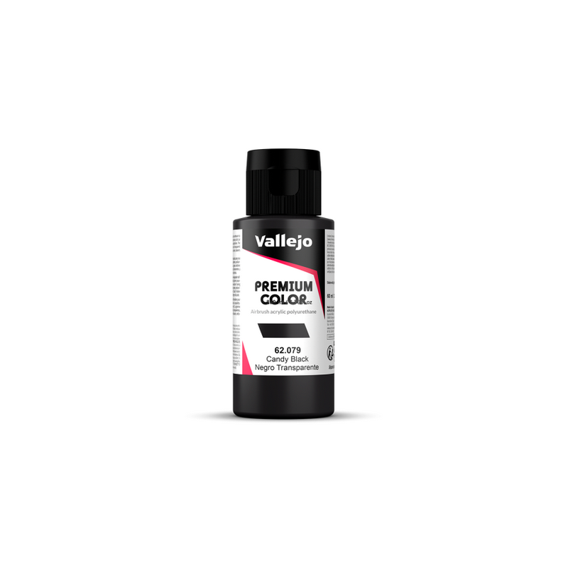 Peinture Vallejo - Premium Color -  Candy Black - Negro Transparente