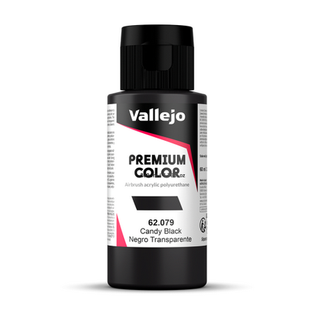 Peinture Vallejo - Premium Color -  Candy Black - Negro Transparente
