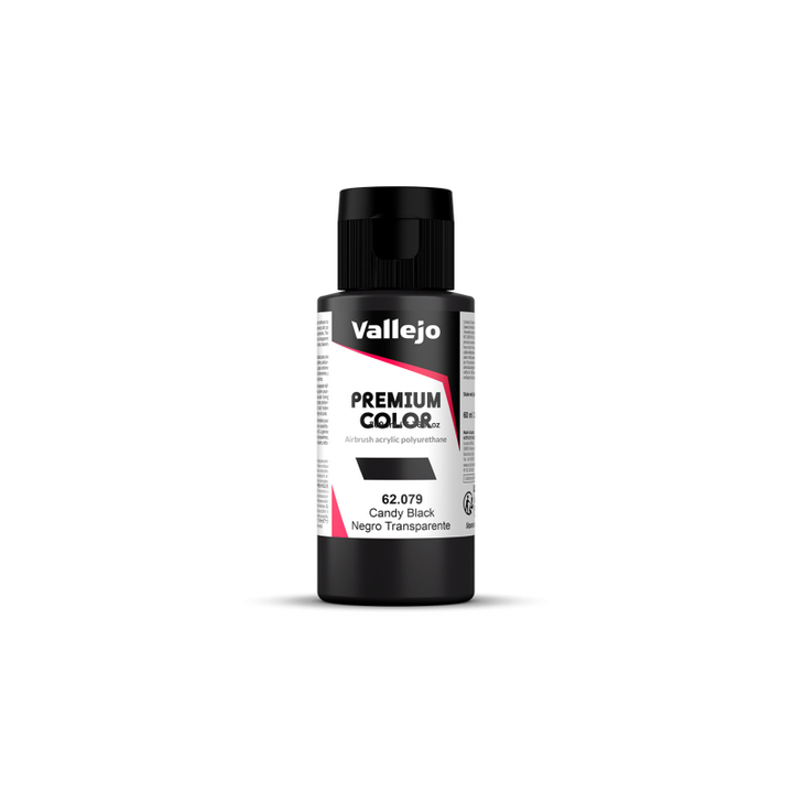 Peinture Vallejo - Premium Color -  Candy Black - Negro Transparente