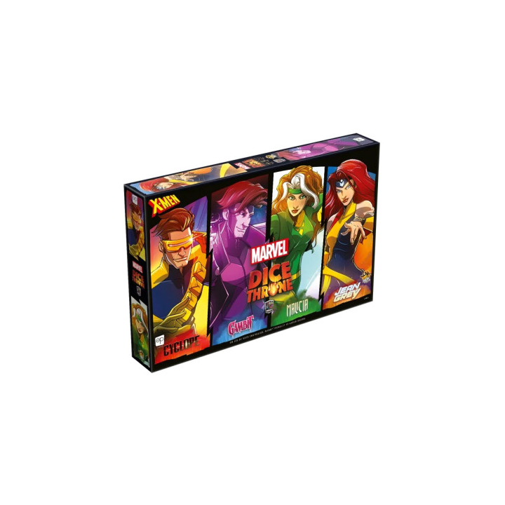 Jeux de société - Dice Throne Marvel: Cyclope, Gambit, Malicia, Jean Grey