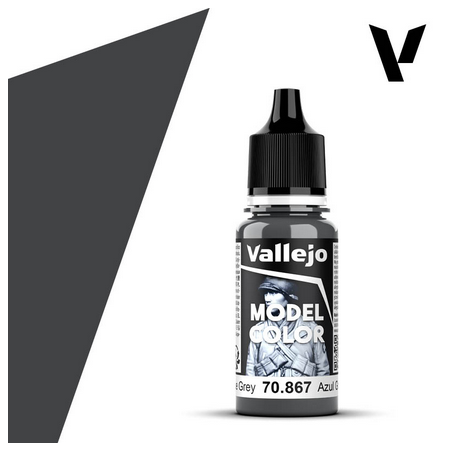 Peinture Vallejo Model Color : Bleu Gris Foncé - Dark Blue Grey