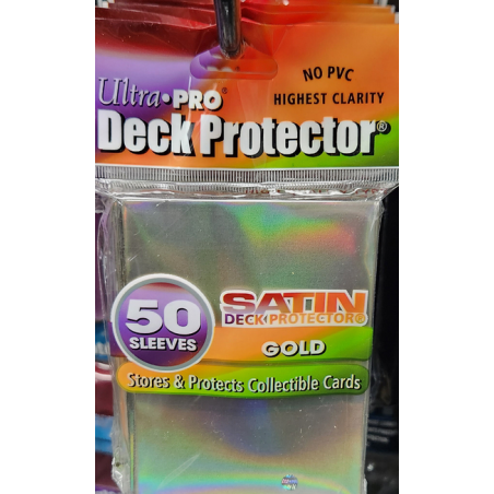 Protège-cartes - 50 Sleeves Standard - Ultra Pro - Satin Deck Protector Gold