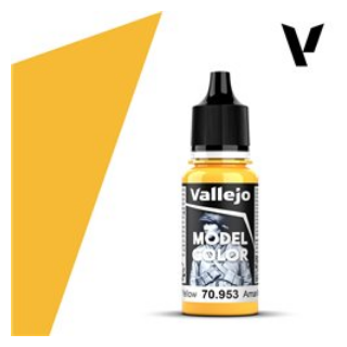 Peinture Vallejo Model Color : Jaune Mat - Flat Yellow