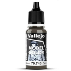 Peinture Vallejo Model Color : Cam Middle Brown - Cam Moyen Marron
