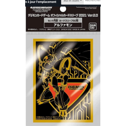 Protège-cartes - 60 Sleeves Standard - Bandai Namco - Digimon  Card  Alphamon Ver. 2.0