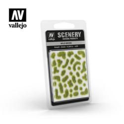 Vallejo Scenery : Wild Moss - Mousse Sauvage - Small : 2mm