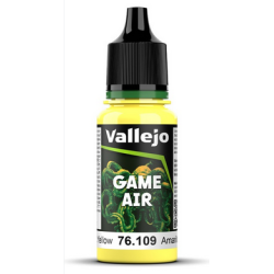 Peinture Vallejo Game Air : Toxic Yellow - Jaune Toxic