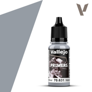 Peinture Vallejo Game Air - Primers : Chainmail Silver - Malla de Acero