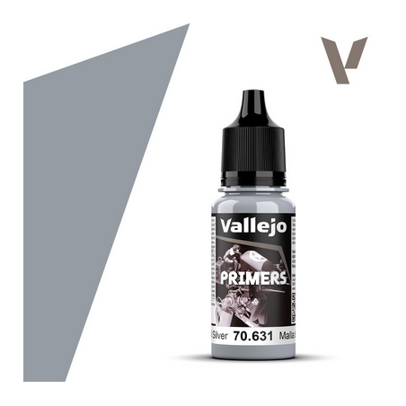 Peinture Vallejo Game Air - Primers : Chainmail Silver - Malla de Acero