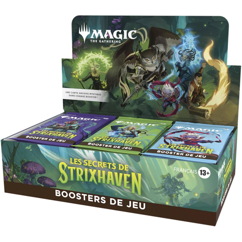 MTG - Boite de Booster de Jeu Magic : Les Secrets de Strixhaven - Boîte Complète