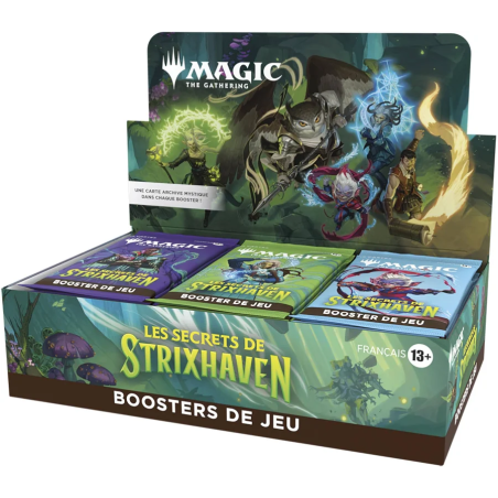 MTG - Boite de Booster de Jeu Magic : Les Secrets de Strixhaven - Boîte Complète