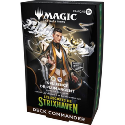 MTG - Magic Deck Commander Les Secrets de Strixhaven : Influence de Plumargent