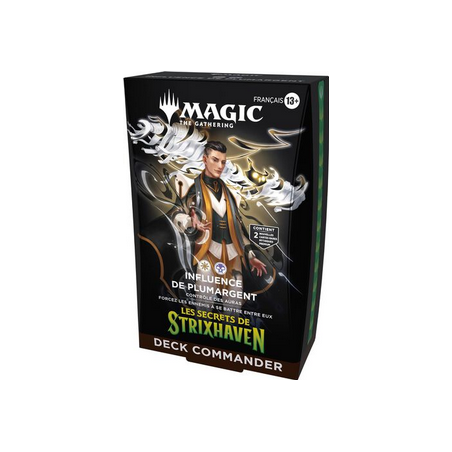 Précommande : MTG - Magic Deck Commander Les Secrets de Strixhaven : Influence de Plumargent