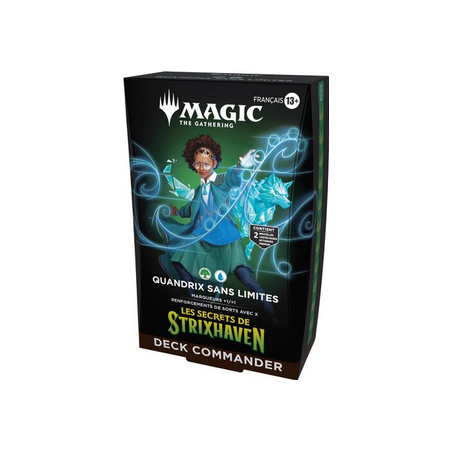 Précommande : MTG - Magic Deck Commander Les Secrets de Strixhaven : Quandrix sans Limites