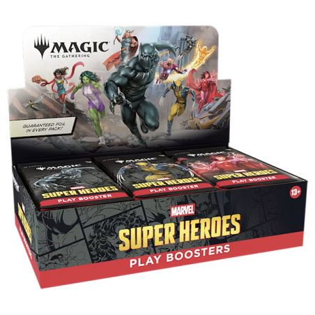 PROCHAINEMENT : MTG - Boite de Booster de Jeu Magic : Marvel Super Heroes - Boîte Complète