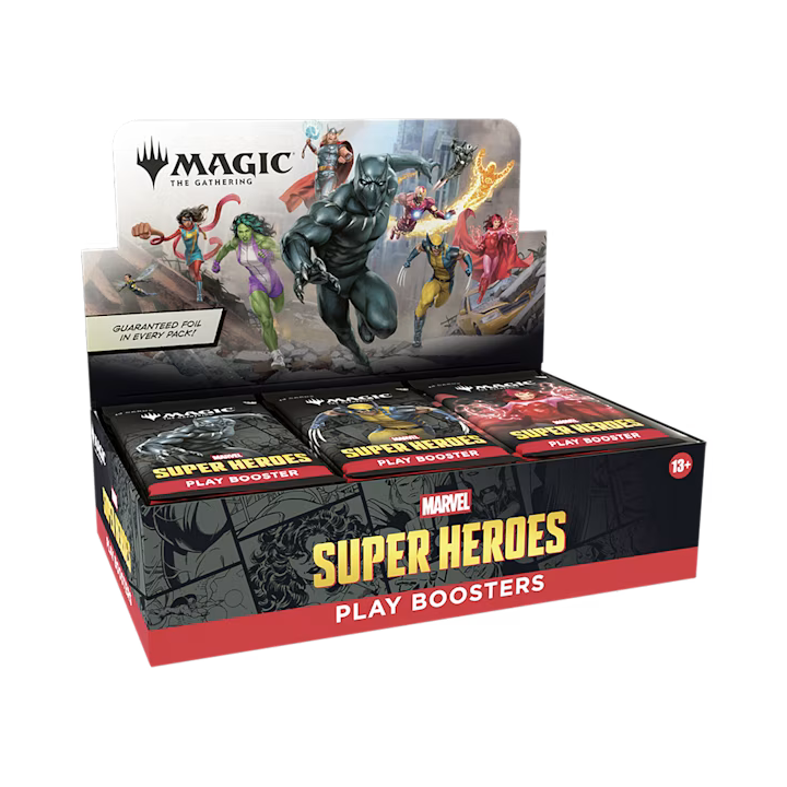 Précommande : MTG - Boite de Booster de Jeu Magic : Marvel Super Heroes - Boîte Complète