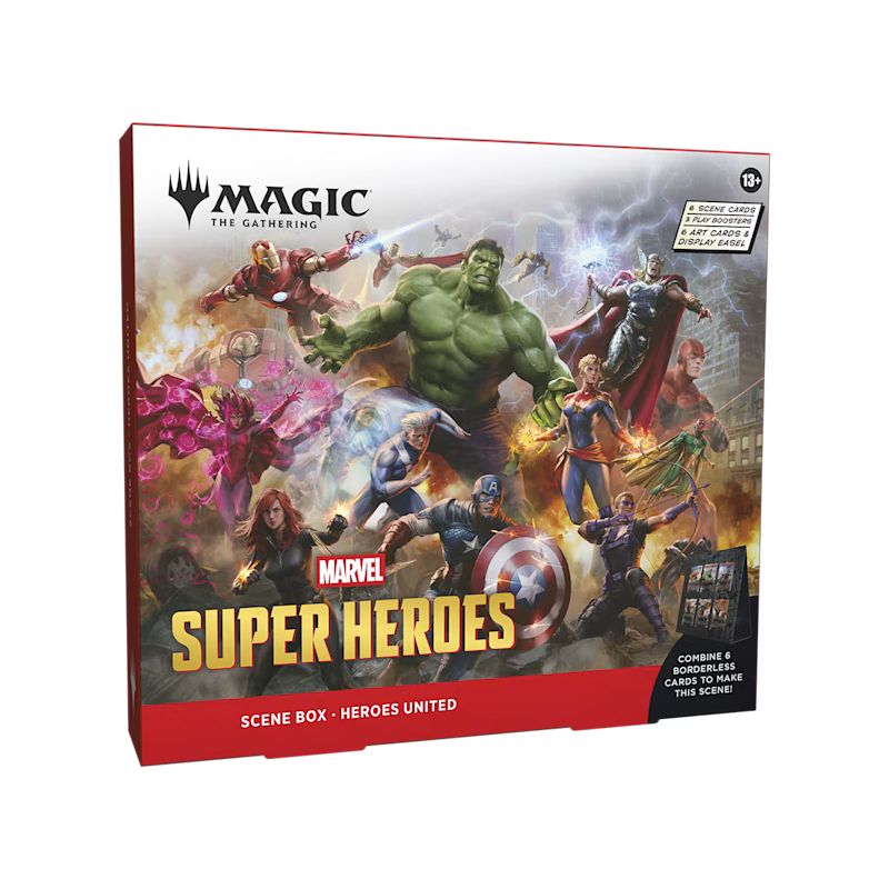 PROCHAINEMENT : MTG - Scene Box Magic ANG : Marvel Super Heroes : Heroes United