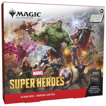 PROCHAINEMENT : MTG - Scene Box Magic ANG : Marvel Super Heroes : Heroes United