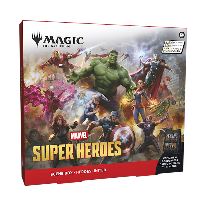 PROCHAINEMENT : MTG - Scene Box Magic ANG : Marvel Super Heroes : Heroes United