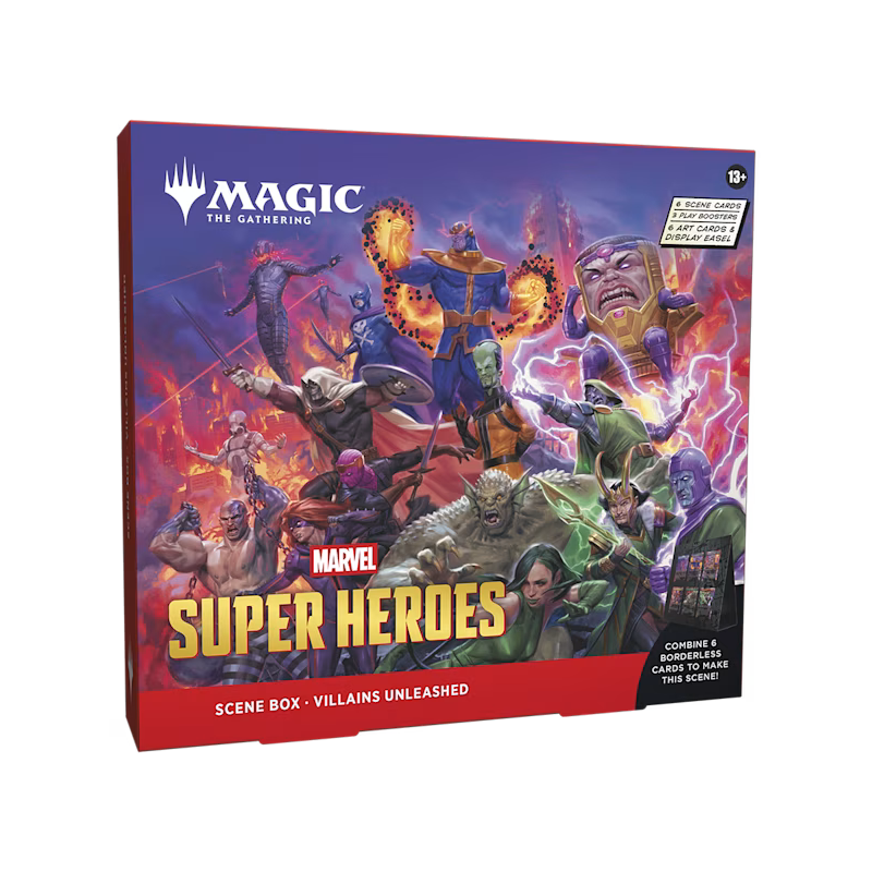 PROCHAINEMENT : MTG - Scene Box Magic ANG : Marvel Super Heroes : Villains Unleashed