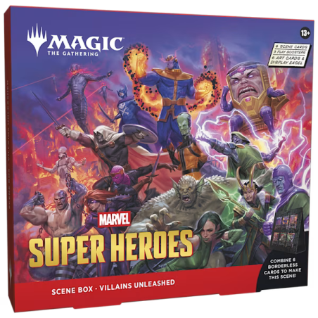 PROCHAINEMENT : MTG - Scene Box Magic ANG : Marvel Super Heroes : Villains Unleashed