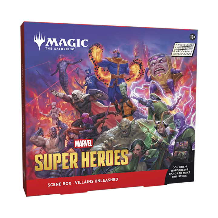 PROCHAINEMENT : MTG - Scene Box Magic ANG : Marvel Super Heroes : Villains Unleashed