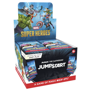 Précommande : MTG - Boite de boosters Jumpstart de Jeu Magic : Marvel Super Heroes - Boite Complète