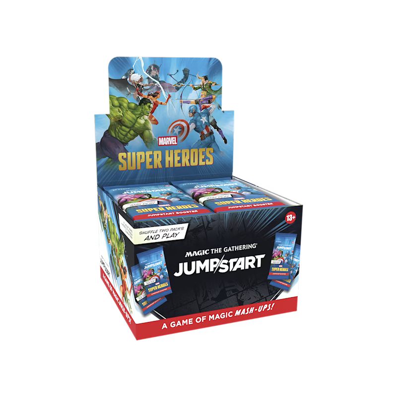 PROCHAINEMENT : MTG - Boite de boosters Jumpstart de Jeu Magic : Marvel Super Heroes - Boite Complète