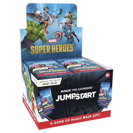 PROCHAINEMENT : MTG - Boite de boosters Jumpstart de Jeu Magic : Marvel Super Heroes - Boite Complète
