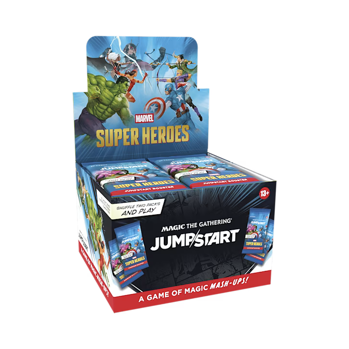 PROCHAINEMENT : MTG - Boite de boosters Jumpstart de Jeu Magic : Marvel Super Heroes - Boite Complète